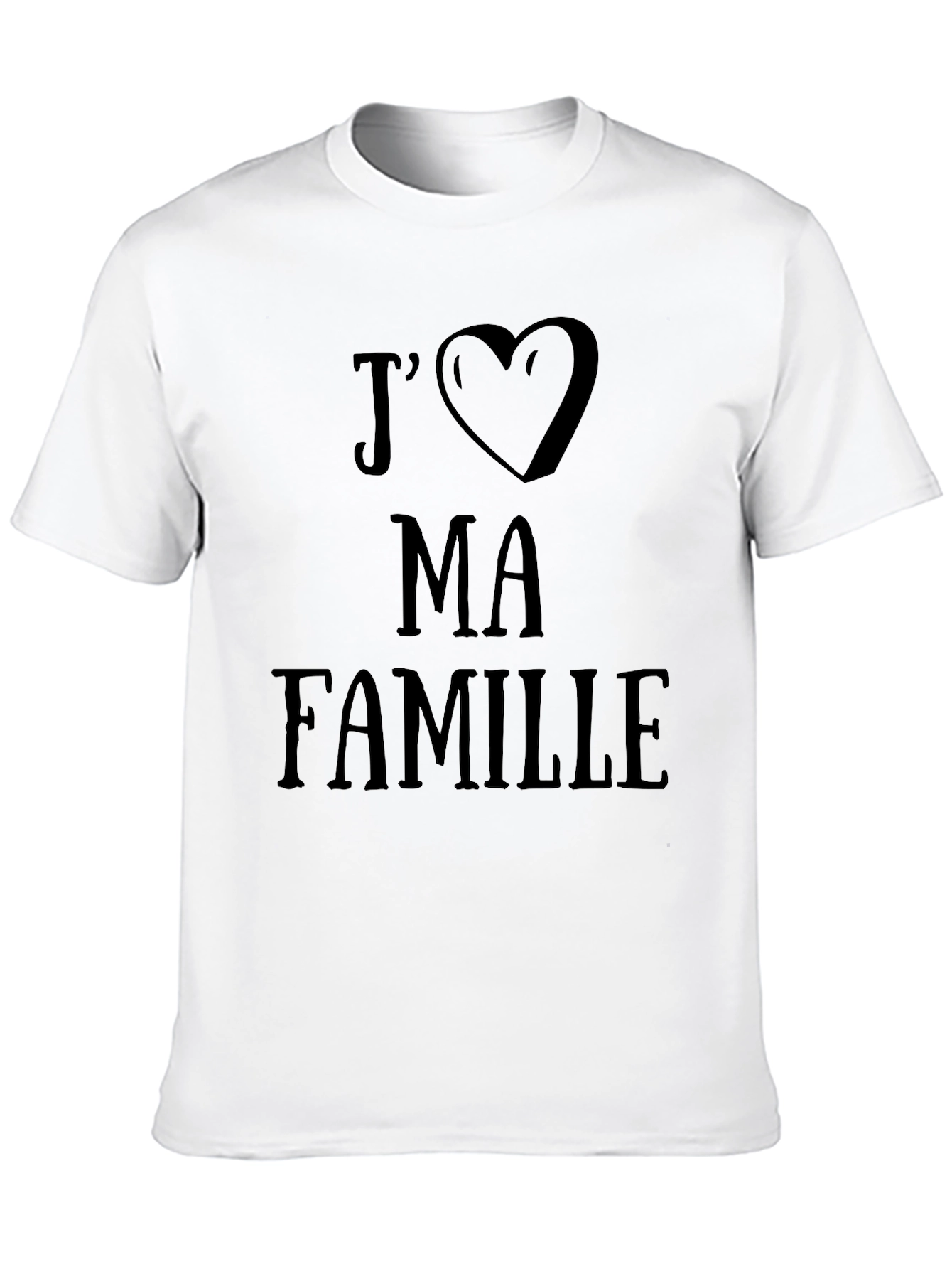 Jaime Ma Famille Black Crew Neck T-Shirt