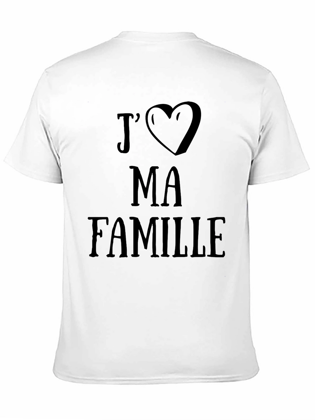 Jaime Ma Famille Black Crew Neck T-Shirt