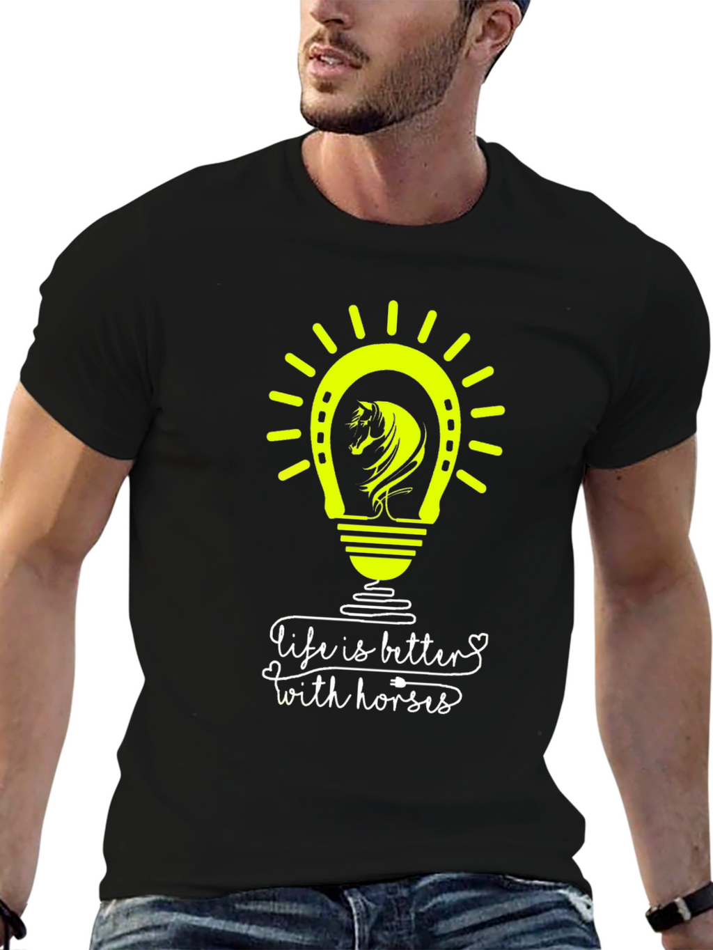 Life is Better with Horses T-Shirt