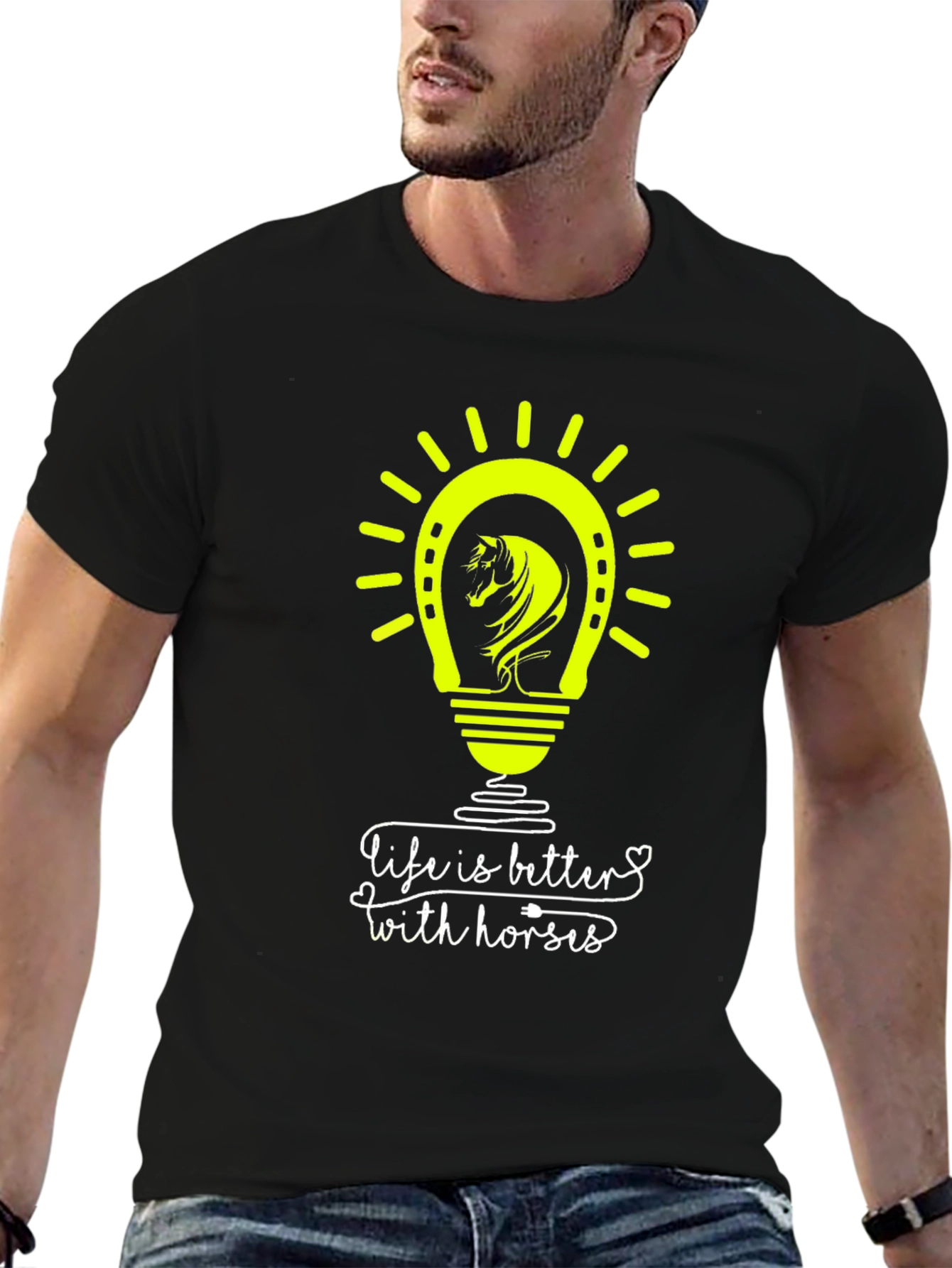 Life is Better with Horses T-Shirt