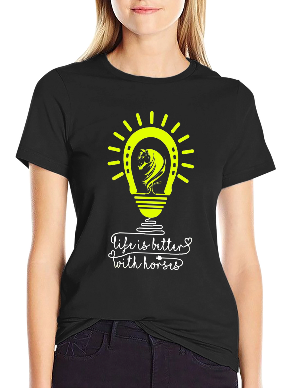 Life is Better with Horses T-Shirt