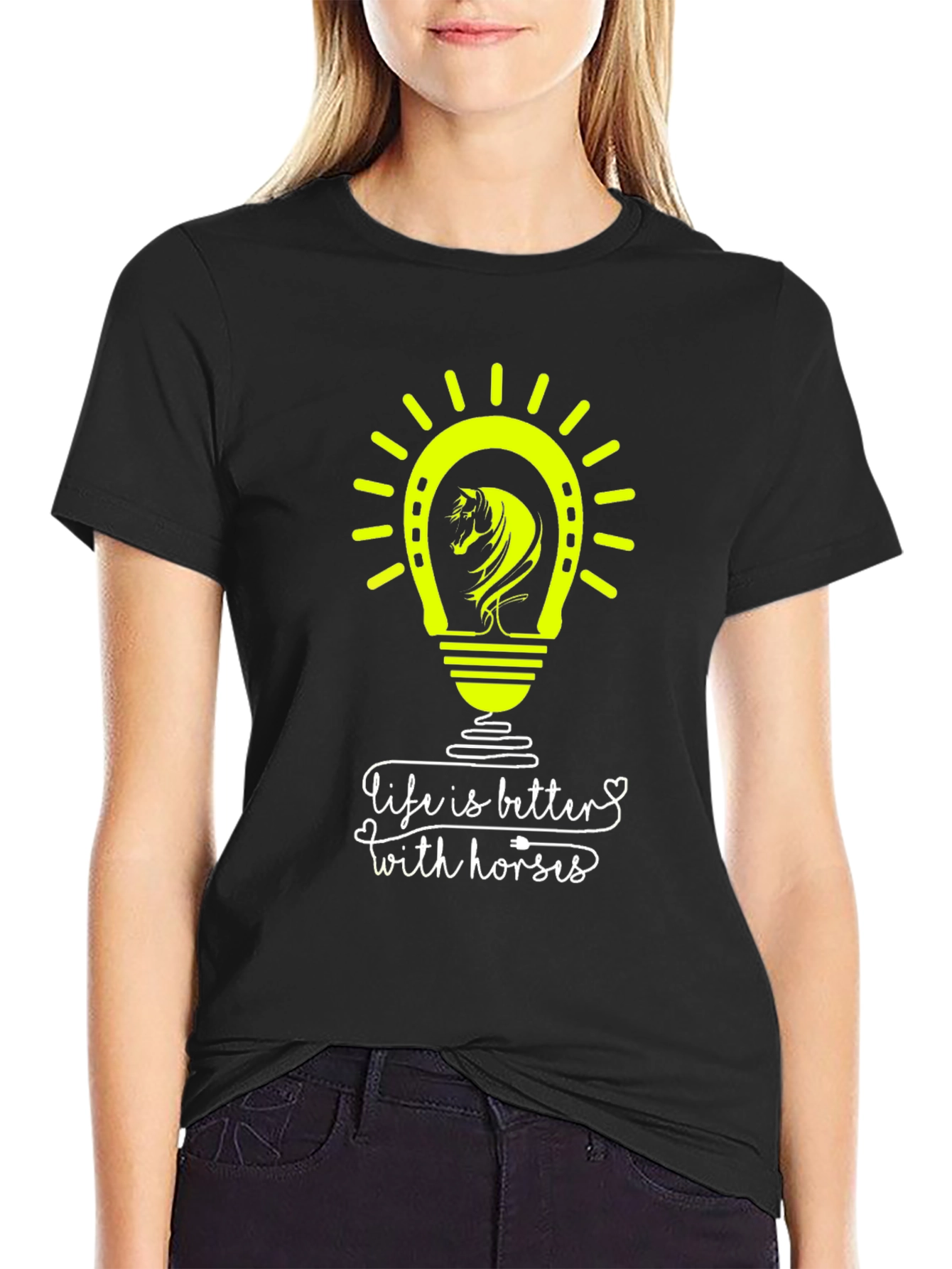 Life is Better with Horses T-Shirt