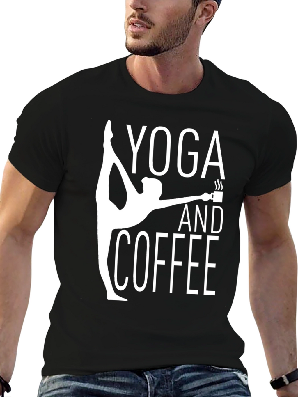 Yoga & Coffee T-Shirt - Flexible Fit