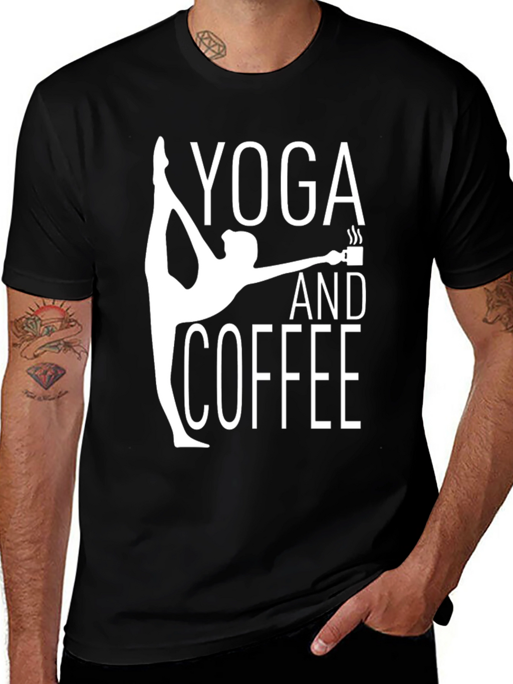 Yoga & Coffee T-Shirt - Flexible Fit