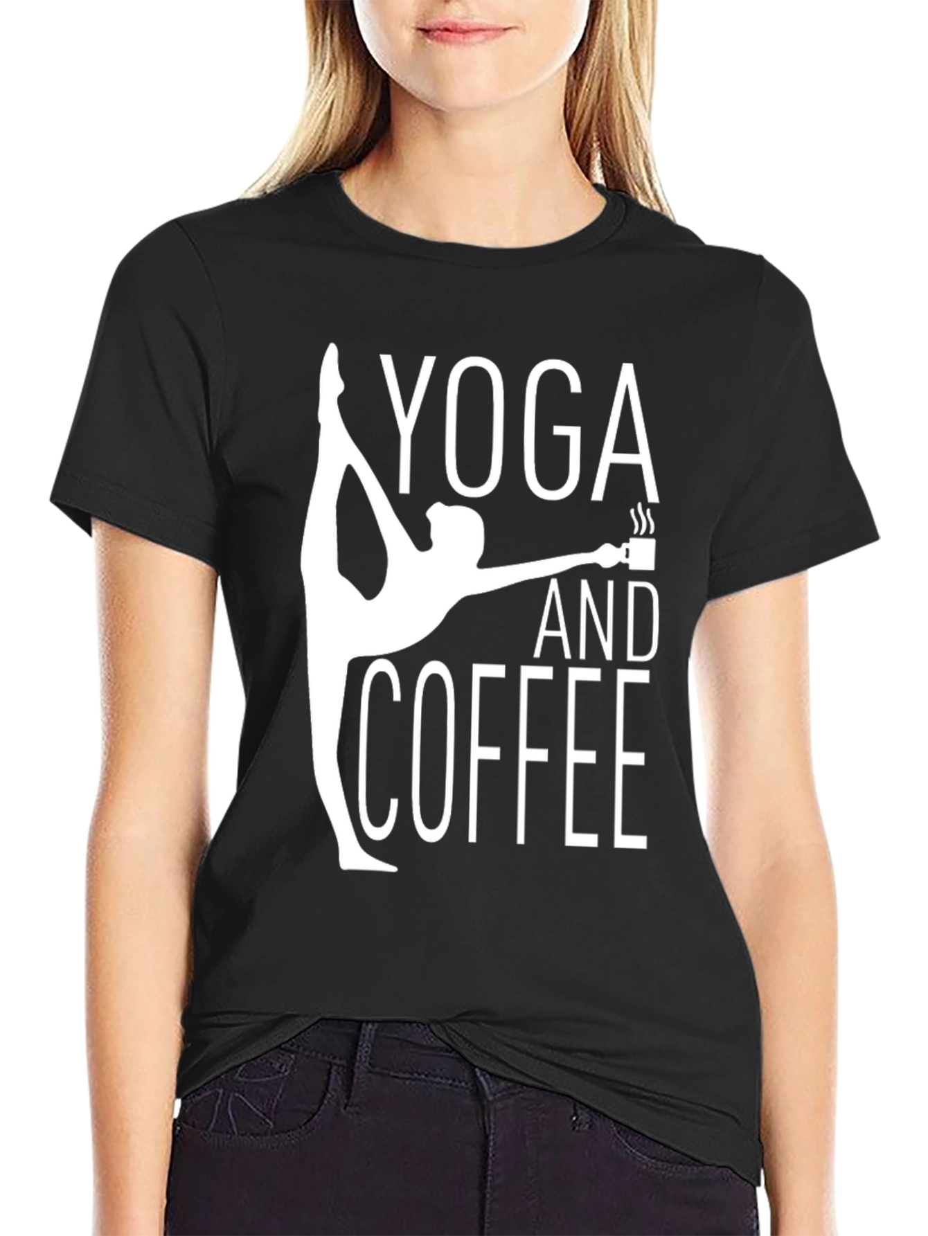 Yoga & Coffee T-Shirt - Flexible Fit