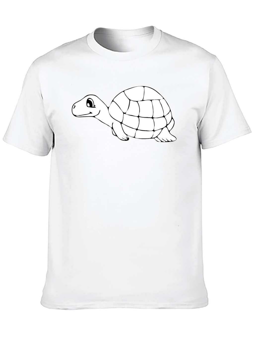 Turtle Graphic Tee - Black Cotton T-Shirt