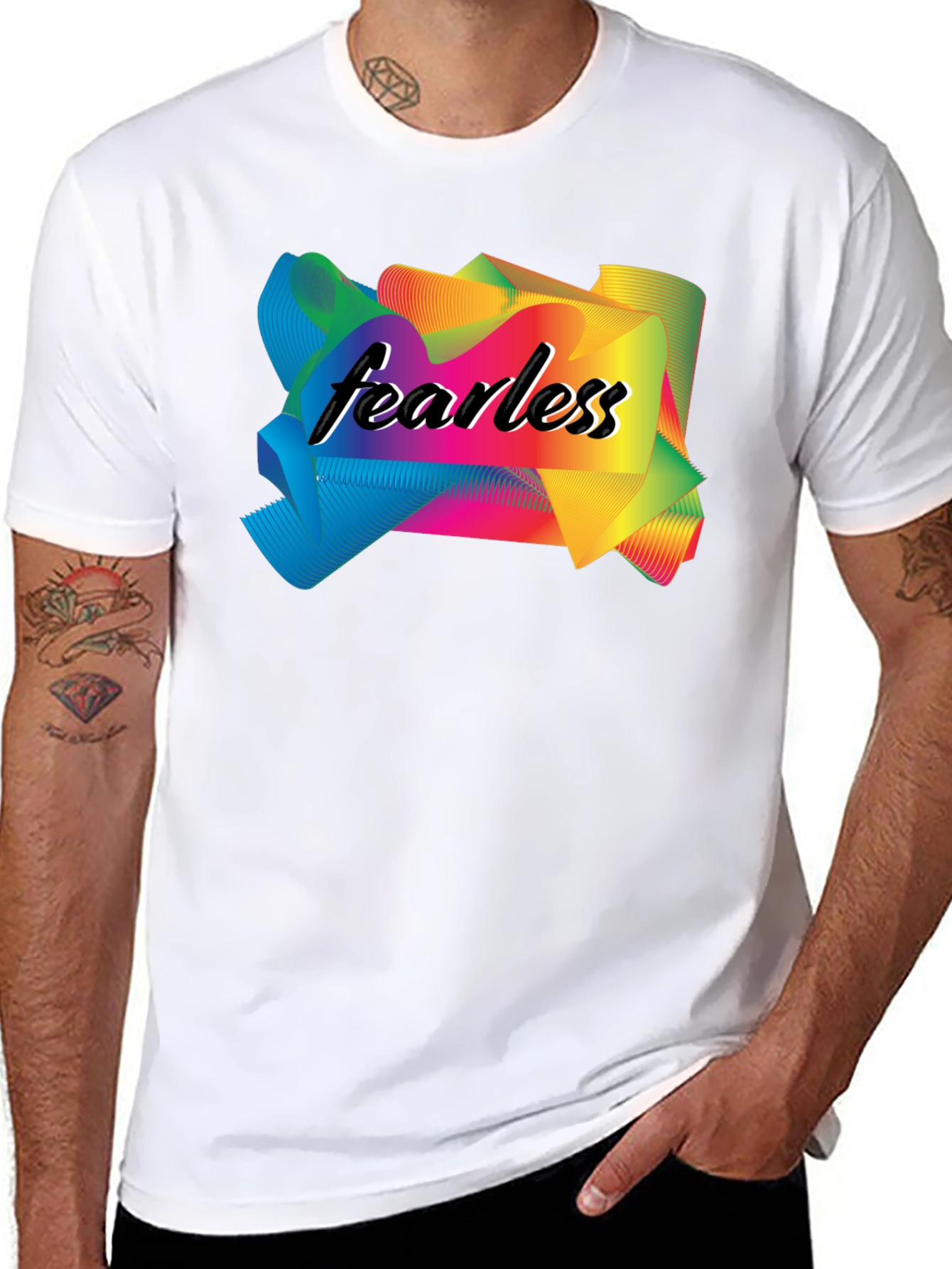 Fearless Graphic Tee - Bold Statement Shirt