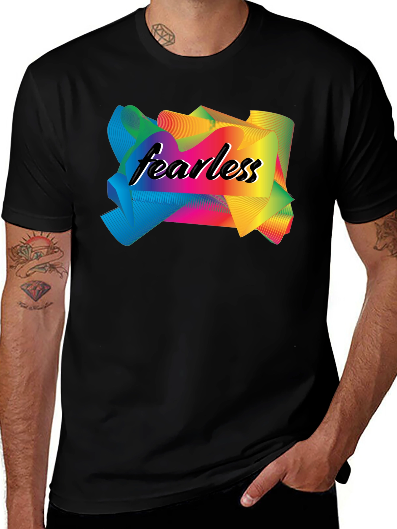 Fearless Graphic Tee - Bold Statement Shirt