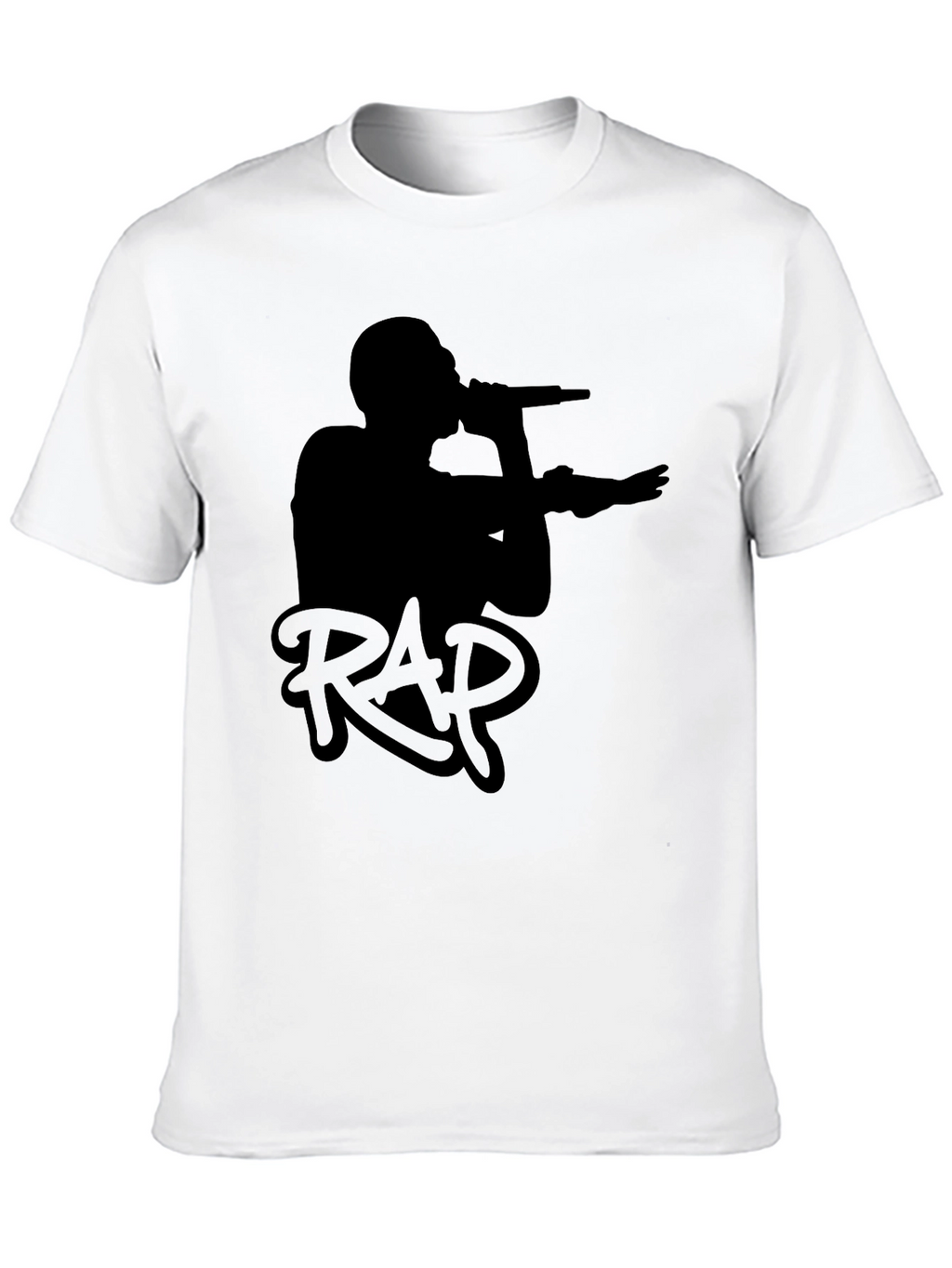 Black RAP Graphic T-Shirt - Music Lover Tee
