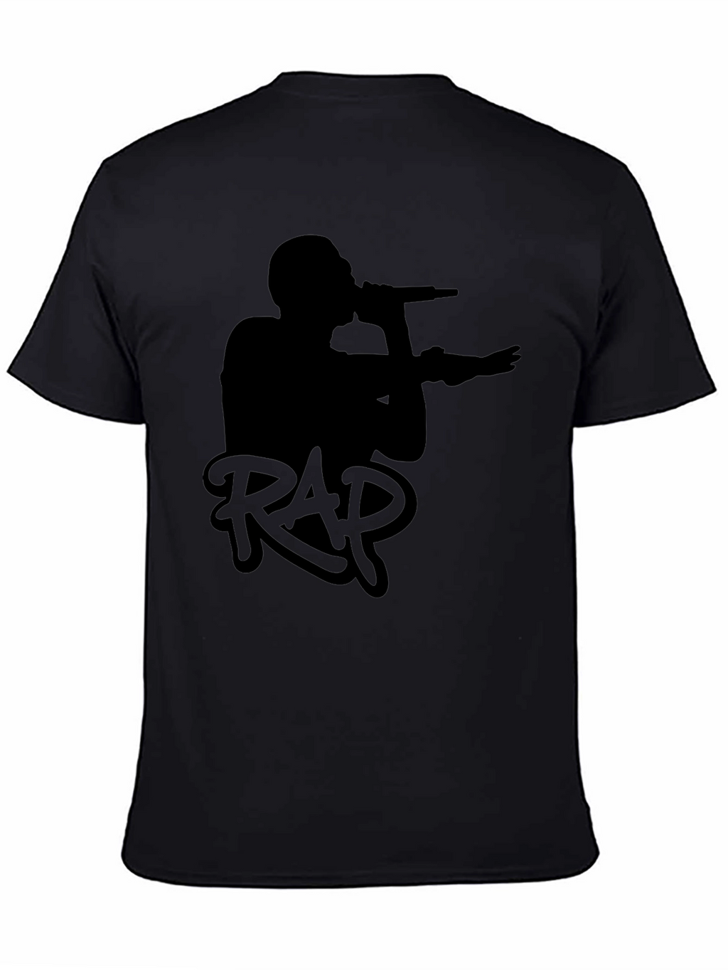 Black RAP Graphic T-Shirt - Music Lover Tee