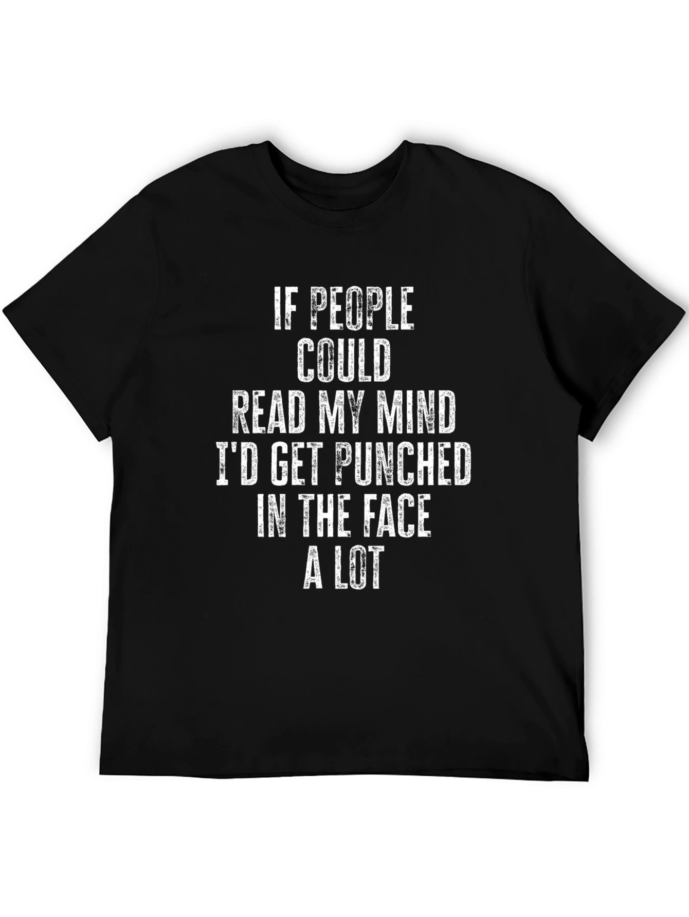 Humorous Graphic Tee - Read My Mind Punch Line