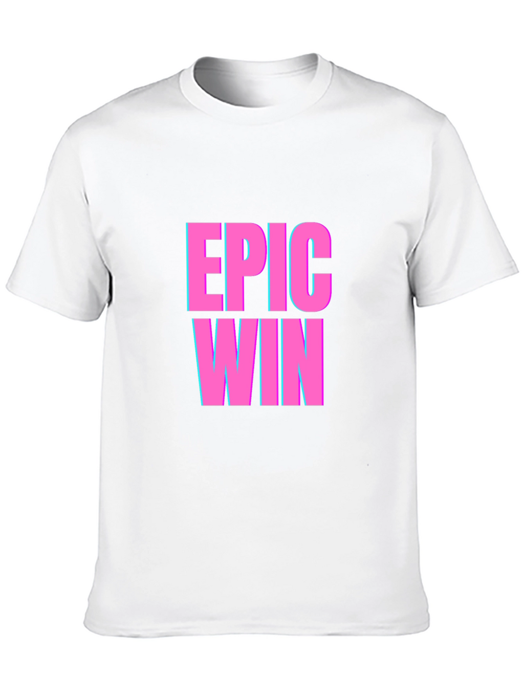 Epic Win Graphic T-Shirt - Black Casual Tee