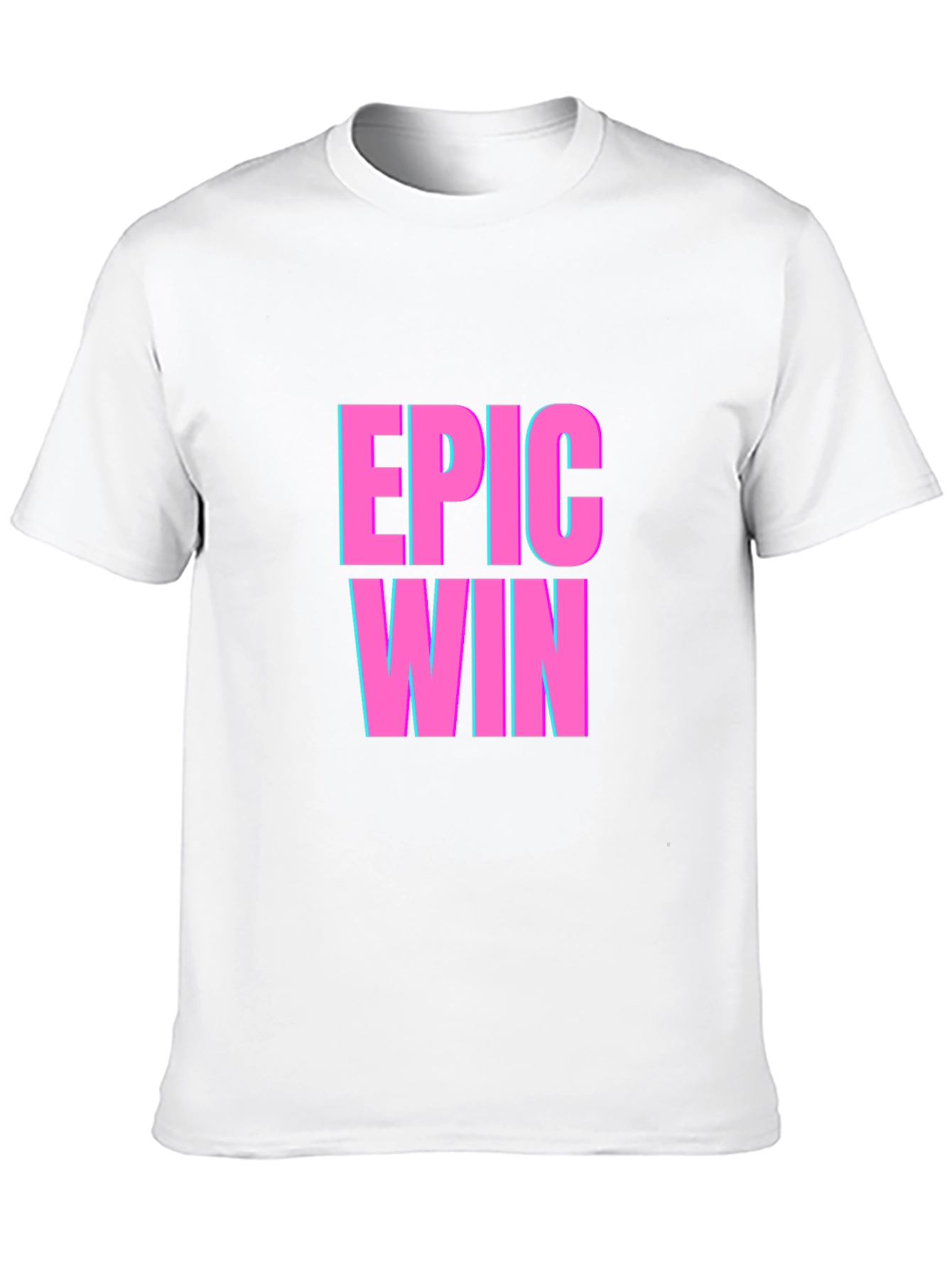 Epic Win Graphic T-Shirt - Black Casual Tee