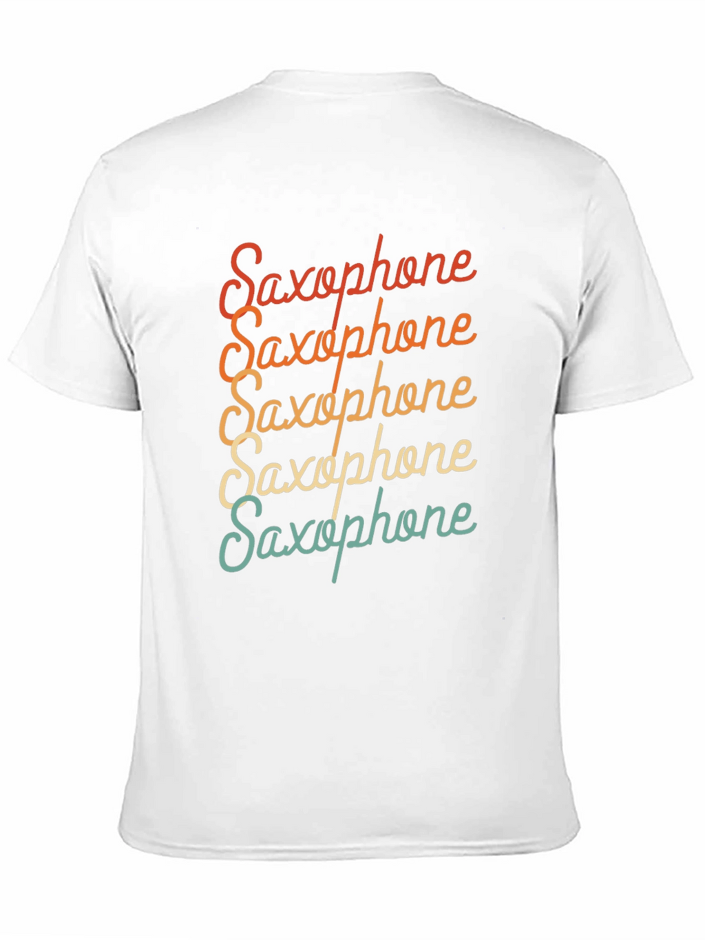 Retro Saxophone T-Shirt - Music Lover Tee