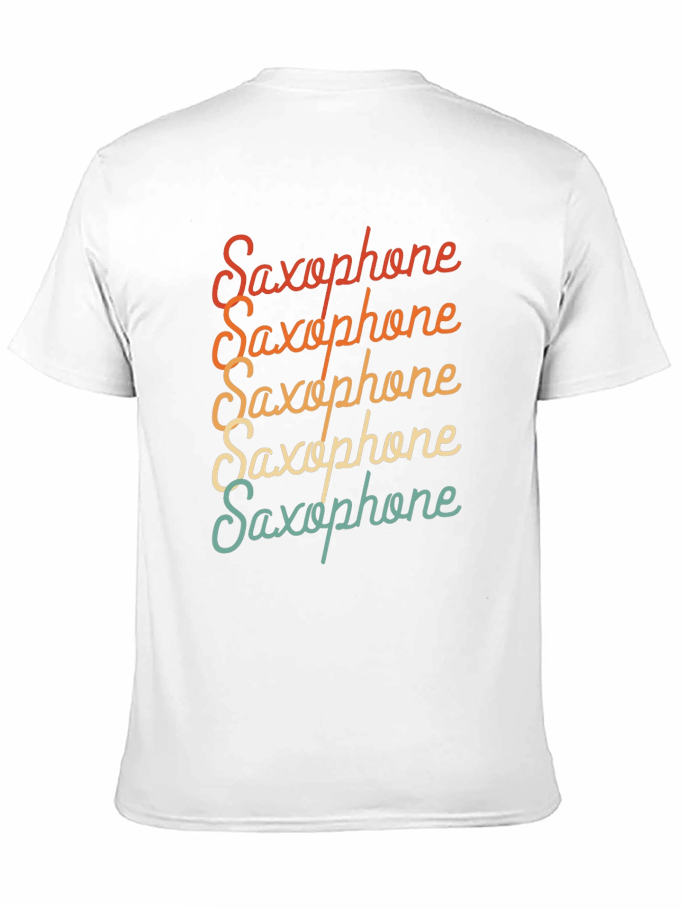 Retro Saxophone T-Shirt - Music Lover Tee