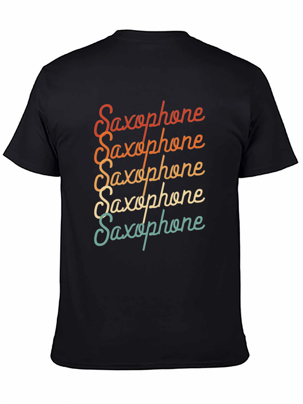 Retro Saxophone T-Shirt - Music Lover Tee