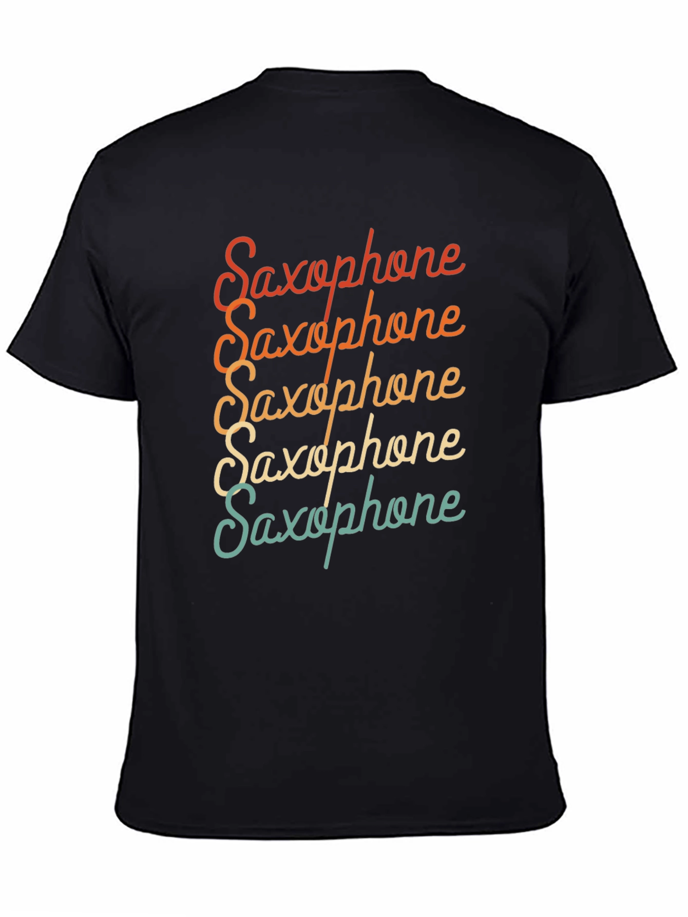 Retro Saxophone T-Shirt - Music Lover Tee