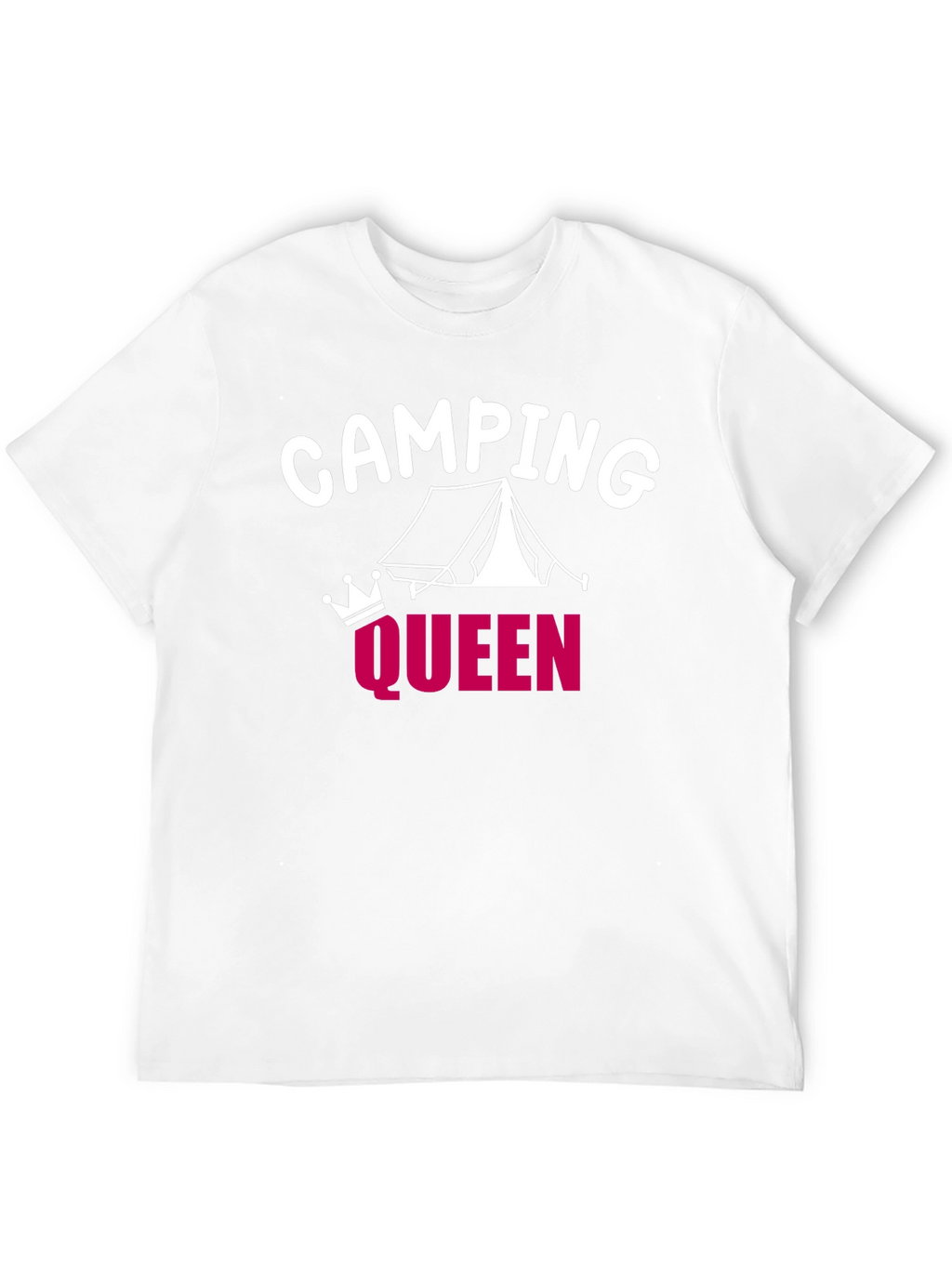Camping Queen Black T-Shirt - Graphic Tee