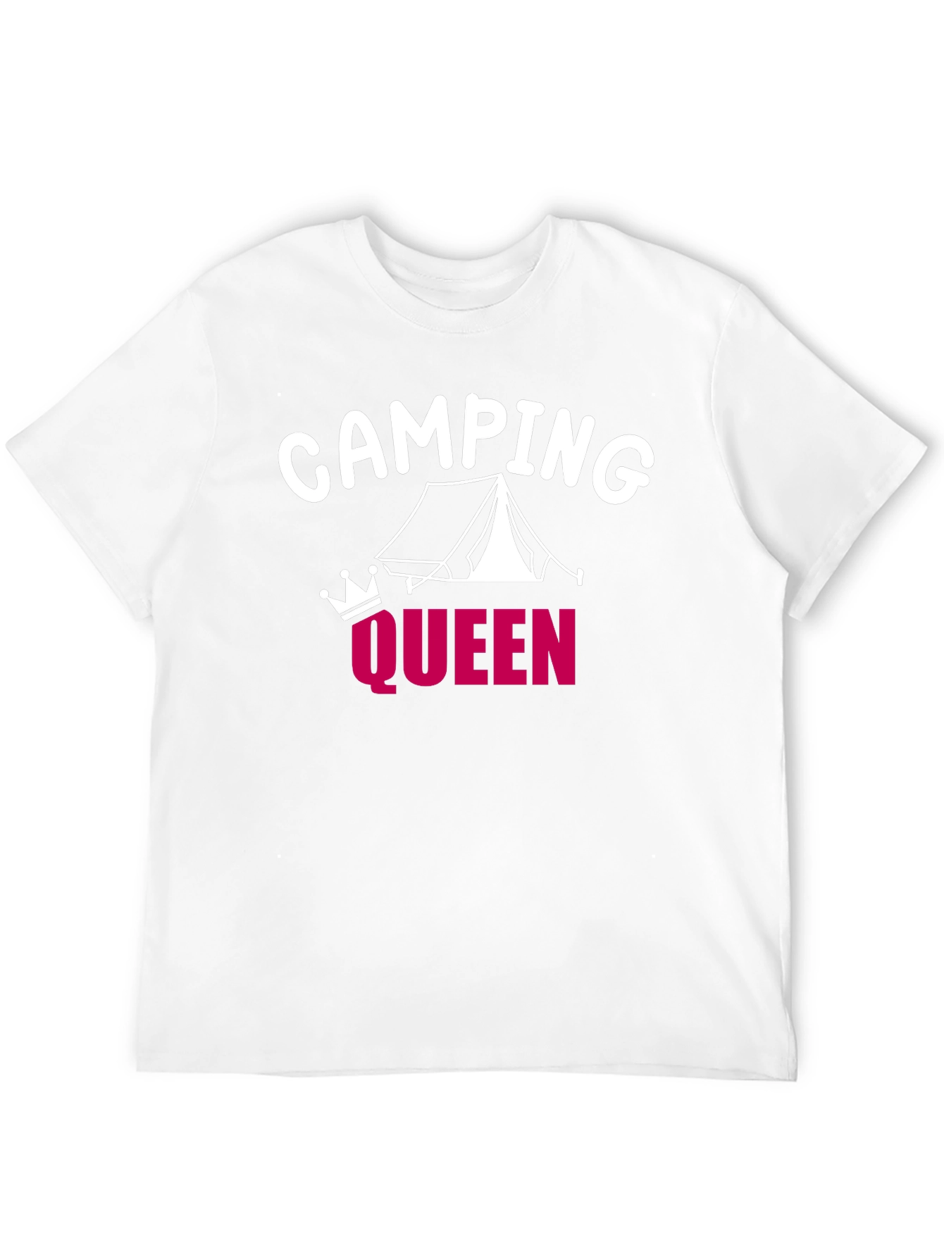 Camping Queen Black T-Shirt - Graphic Tee
