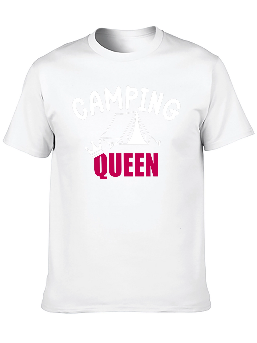 Camping Queen Black T-Shirt - Graphic Tee