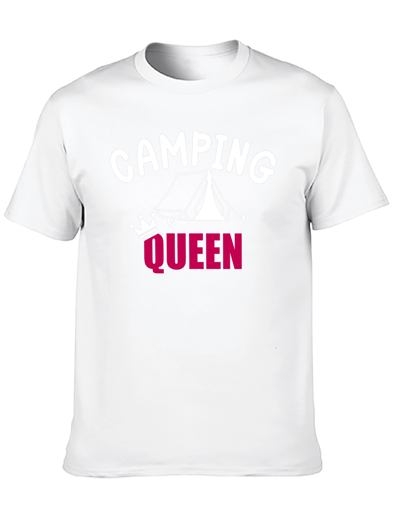 Camping Queen Black T-Shirt - Graphic Tee