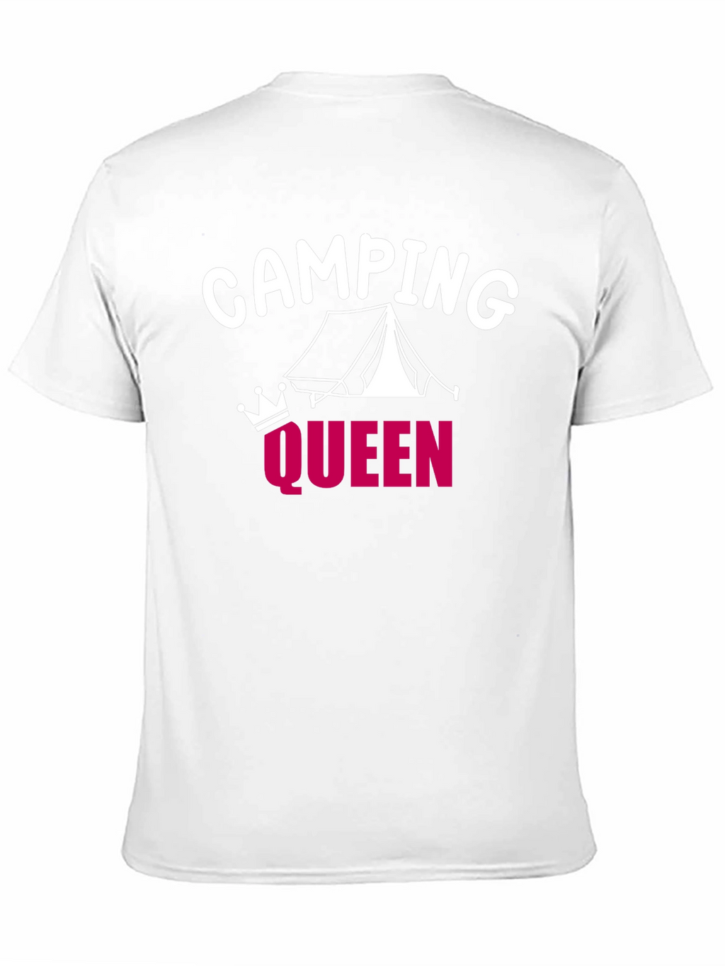 Camping Queen Black T-Shirt - Graphic Tee