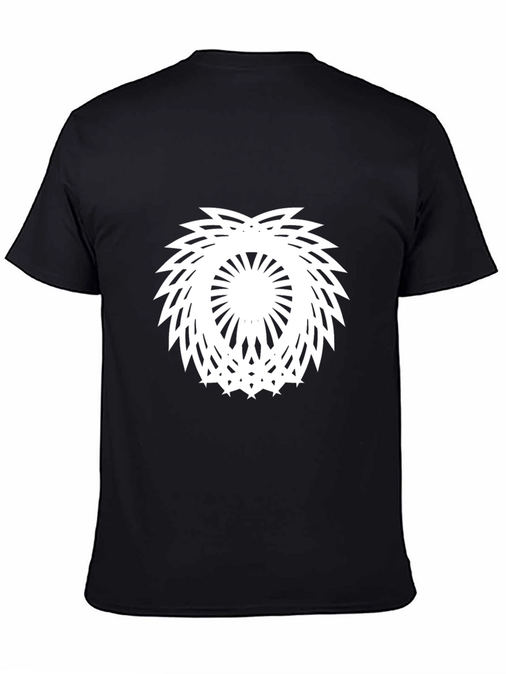 Modern Mandala Graphic Black T-Shirt