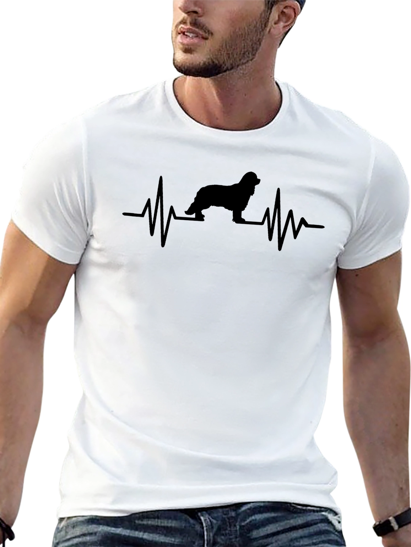 Dog Heartbeat T-Shirt - Perfect for Dog Lovers