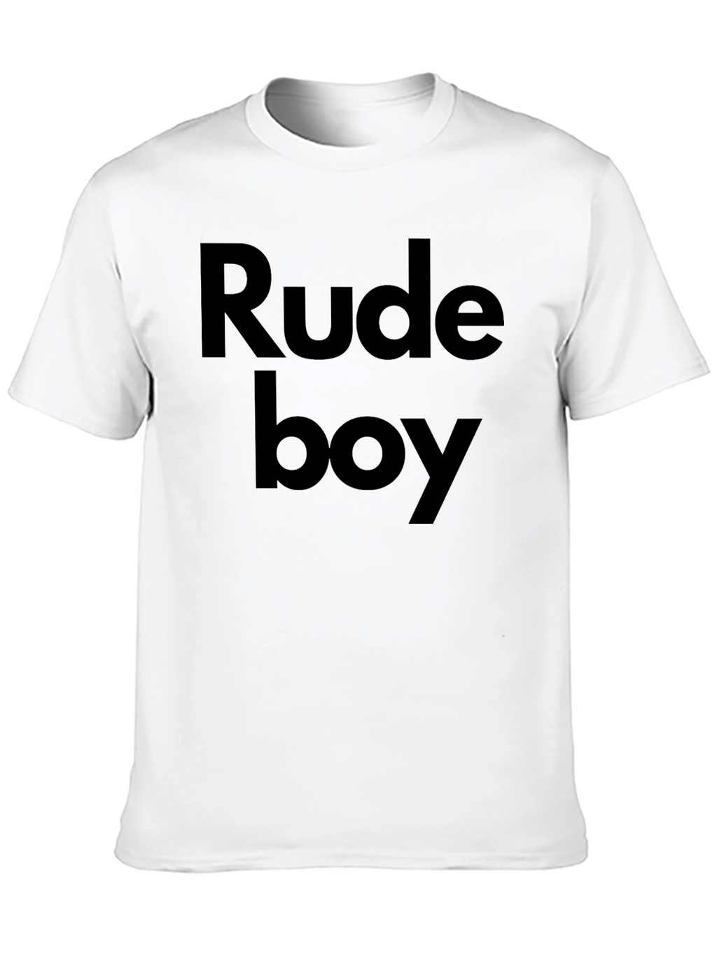 Rude Boy Graphic T-Shirt - Classic Crew Neck