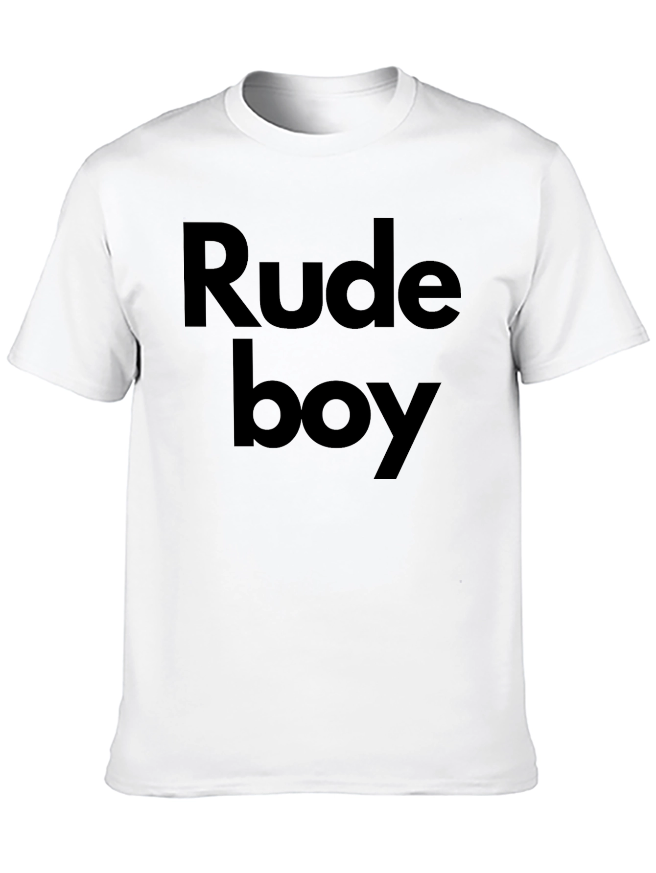 Rude Boy Graphic T-Shirt - Classic Crew Neck