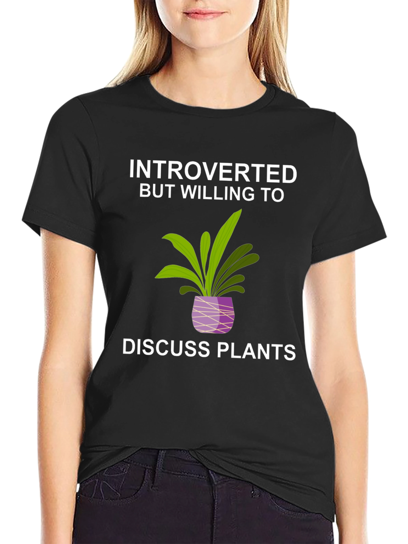 Introverted But Willing to Discuss Plants T-Shirt