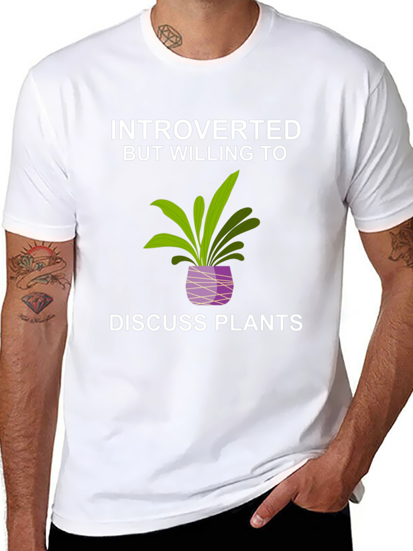 Introverted But Willing to Discuss Plants T-Shirt