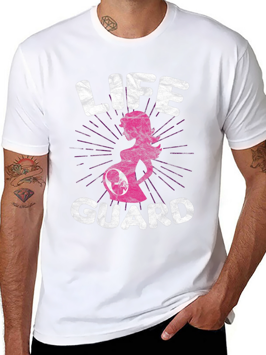 Life Guard Pregnancy T-Shirt - Expecting Mom Tee