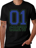 Crew 01 Graphic Tee - Black