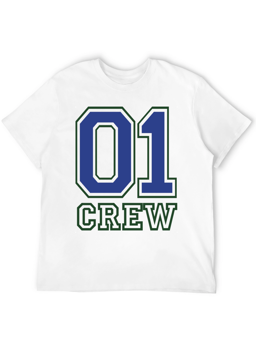 Crew 01 Graphic Tee - Black