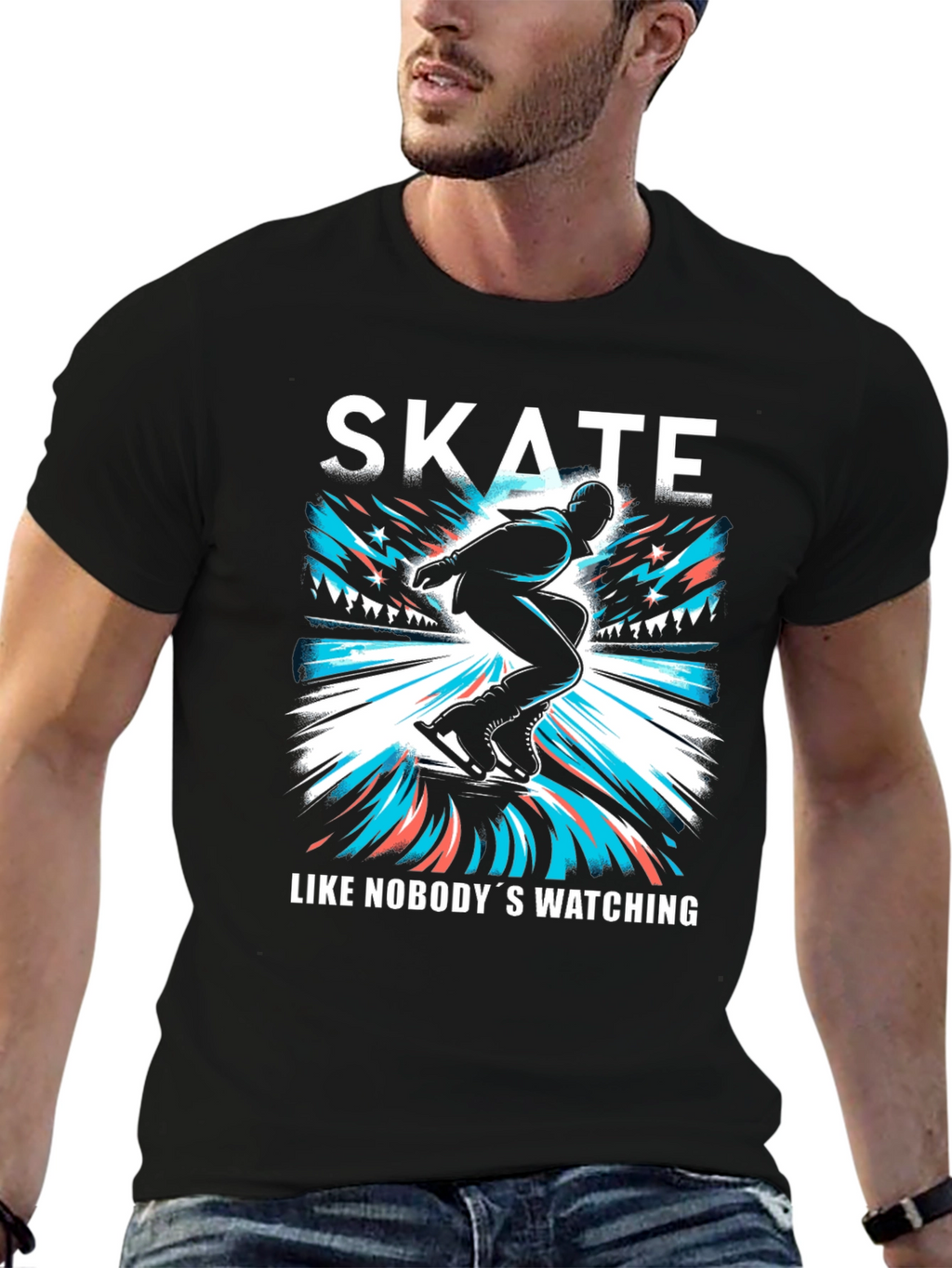 Skate Like Nobodys Watching T-Shirt