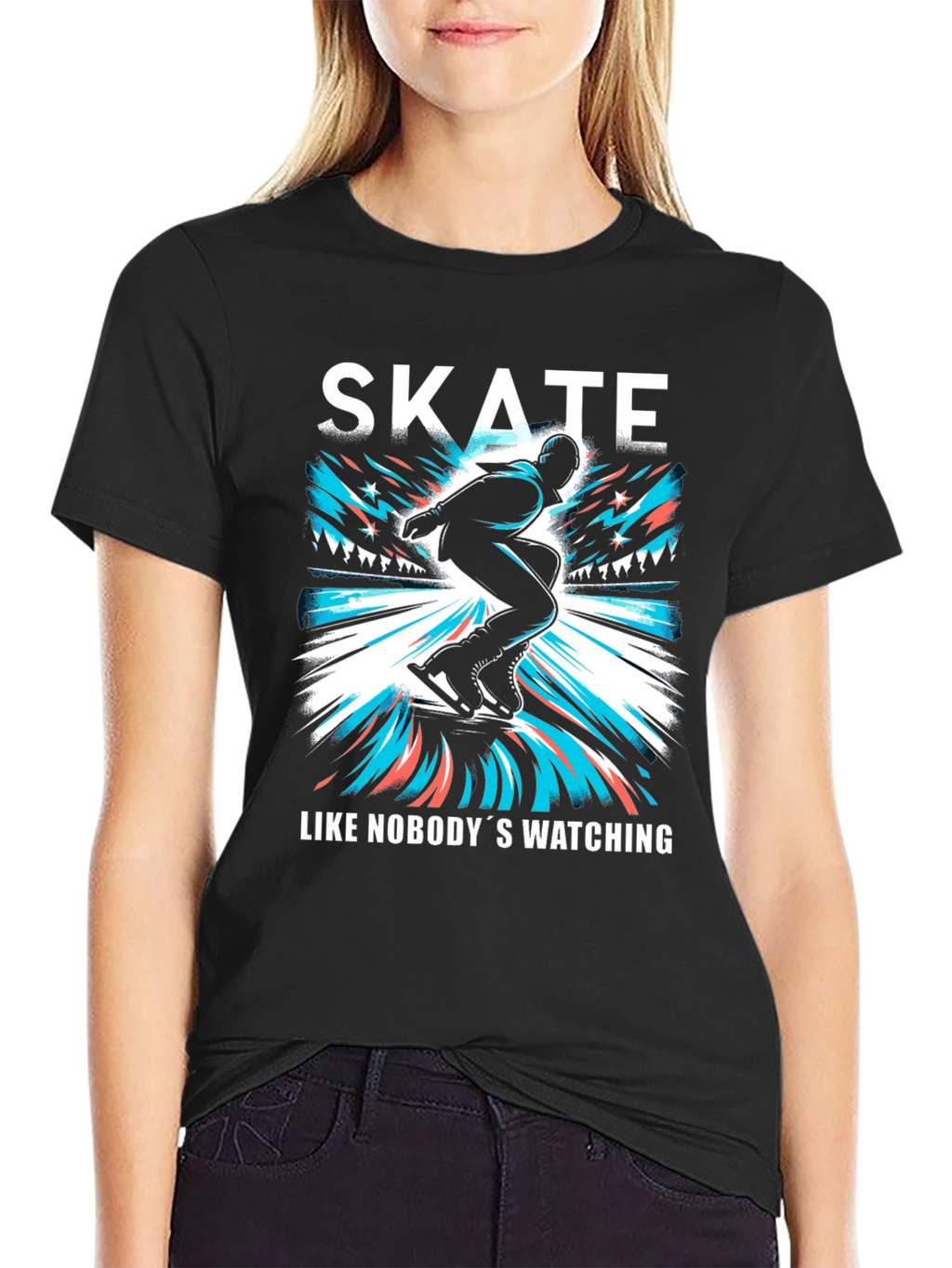 Skate Like Nobodys Watching T-Shirt