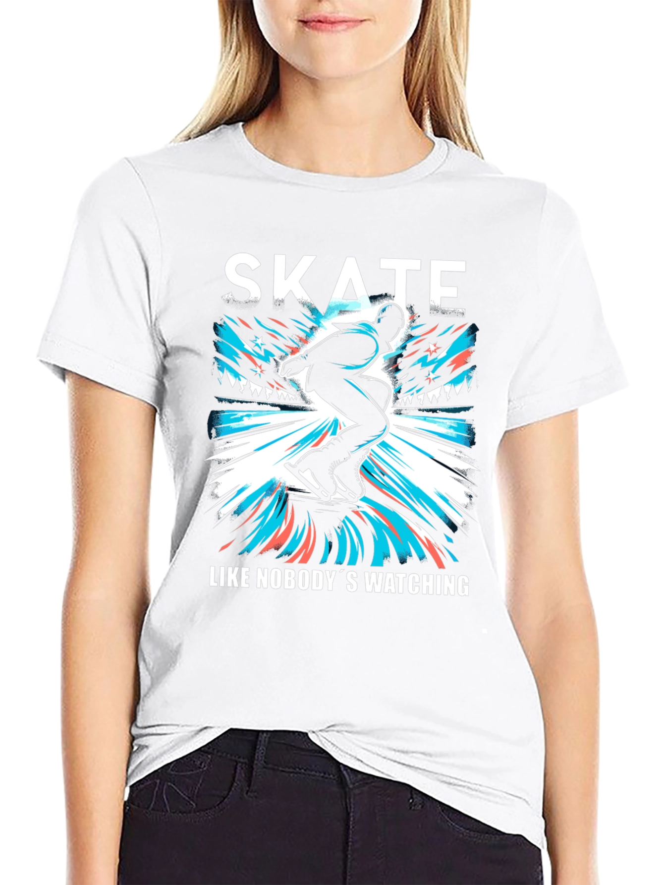 Skate Like Nobodys Watching T-Shirt