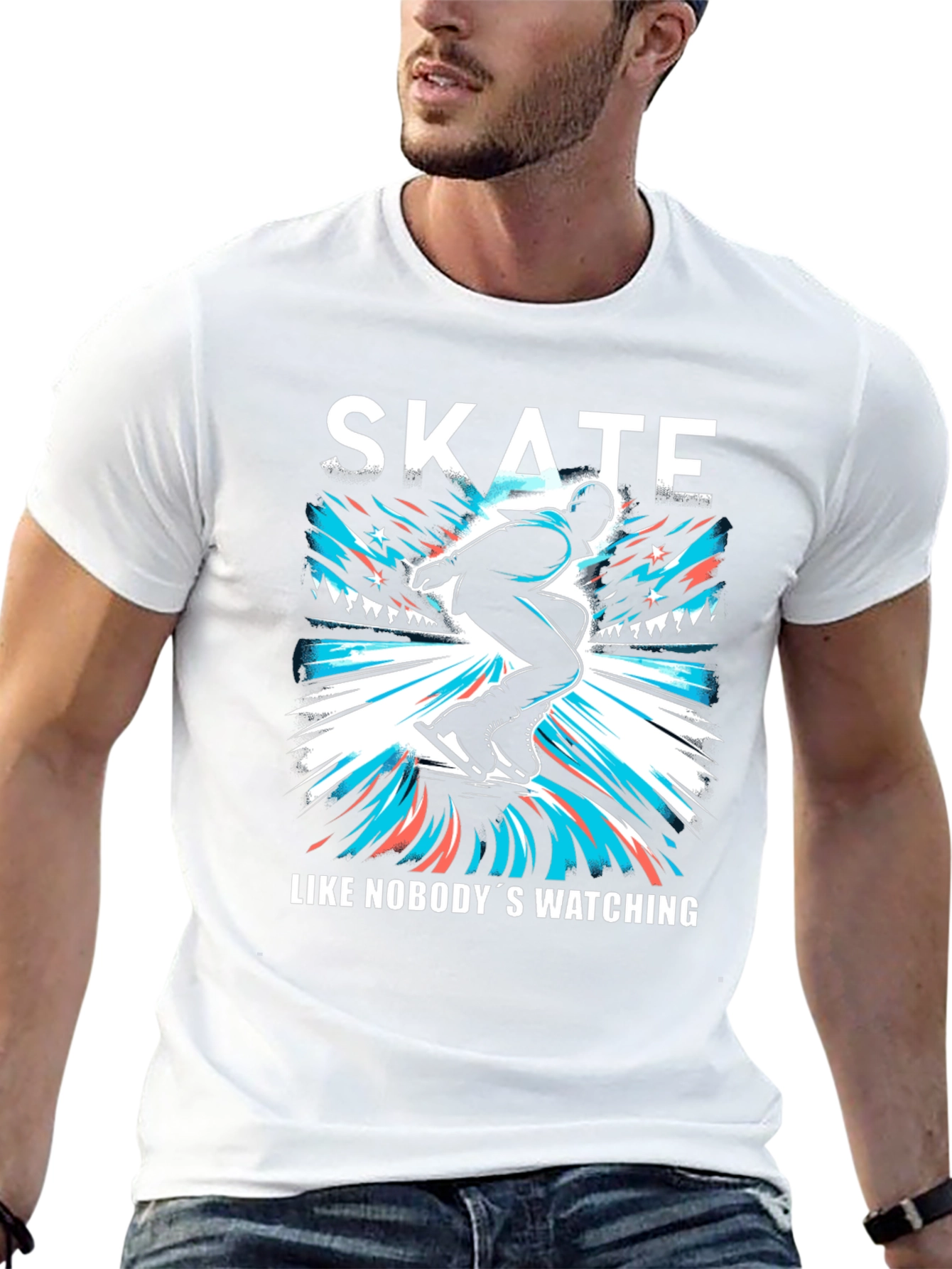 Skate Like Nobodys Watching T-Shirt