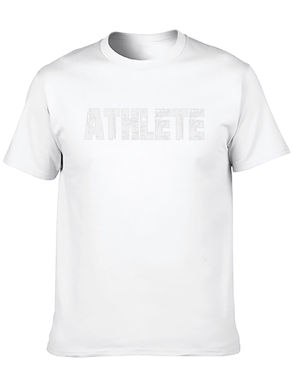Athlete Graphic Tee - Black Cotton T-Shirt