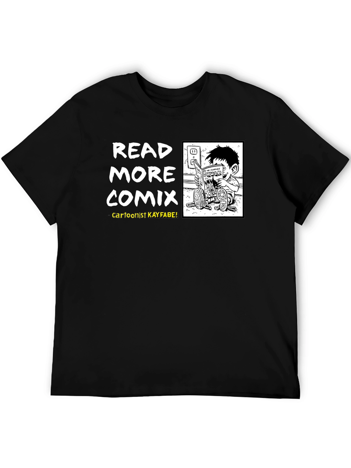 Read More Comix T-Shirt - Cartoonist Kayfabe