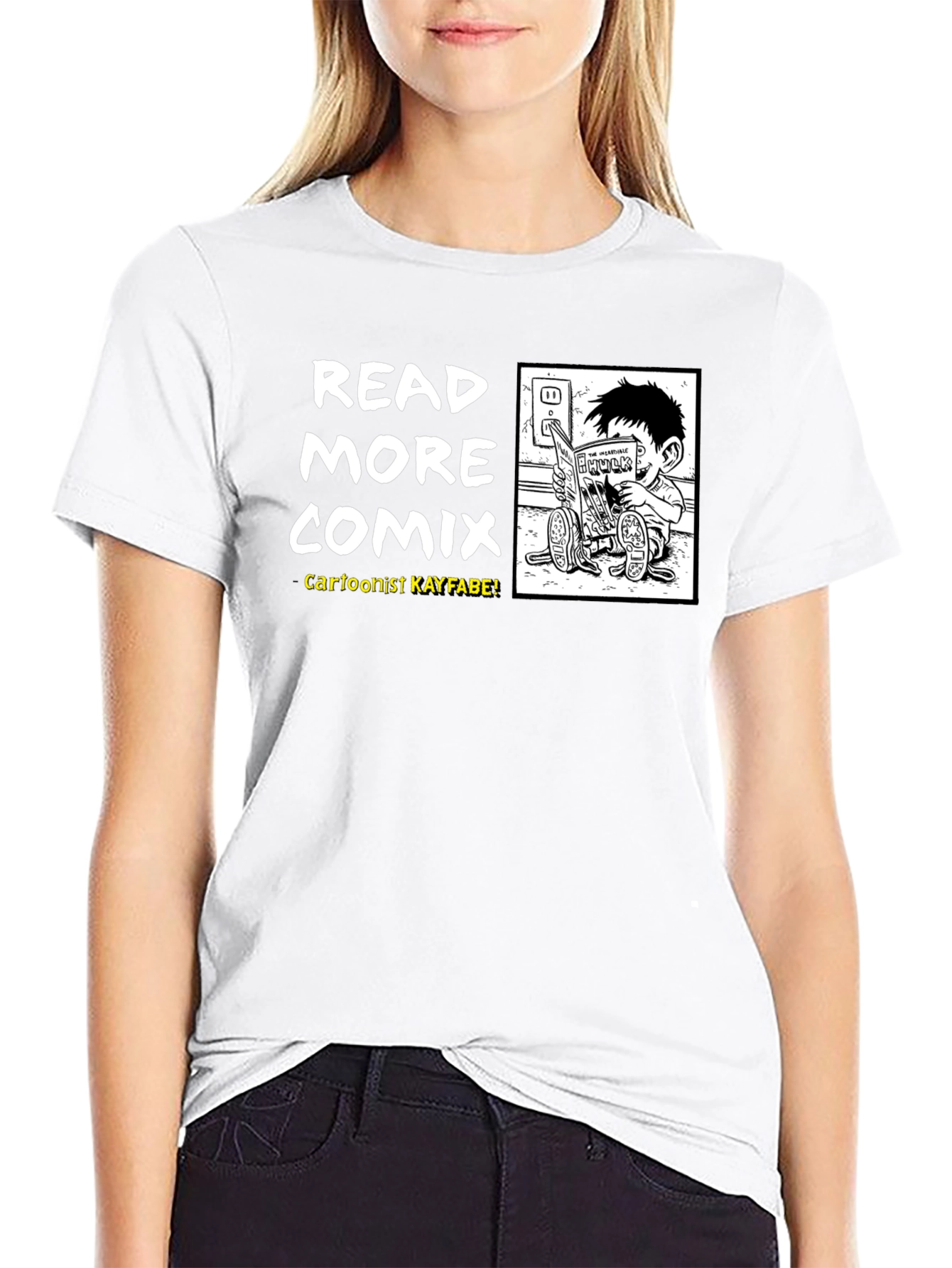 Read More Comix T-Shirt - Cartoonist Kayfabe