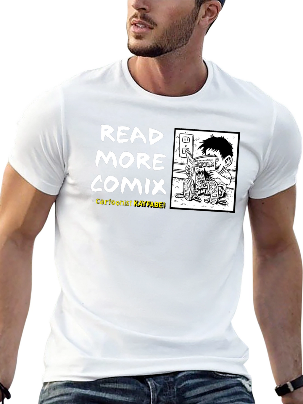 Read More Comix T-Shirt - Cartoonist Kayfabe