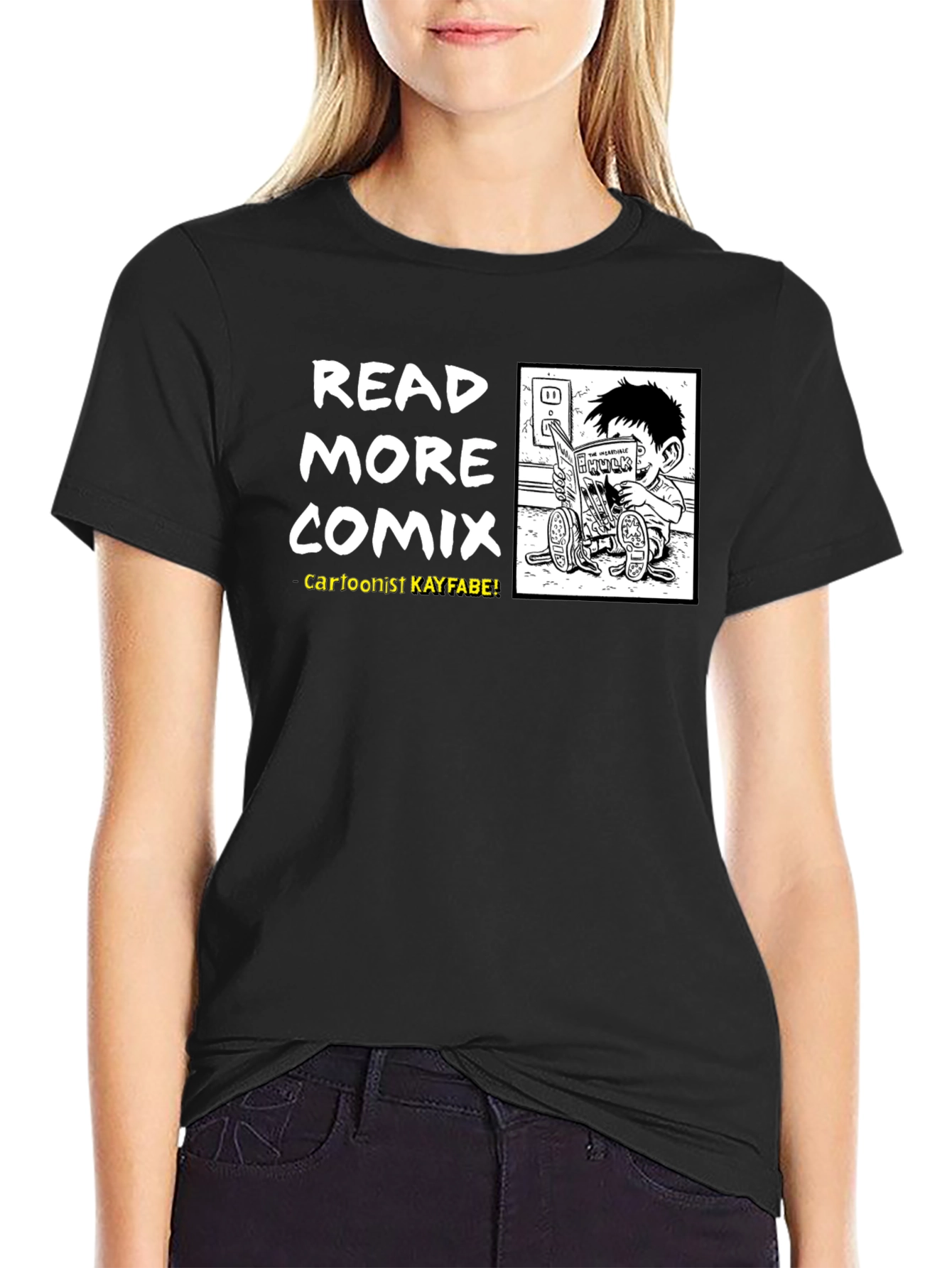 Read More Comix T-Shirt - Cartoonist Kayfabe
