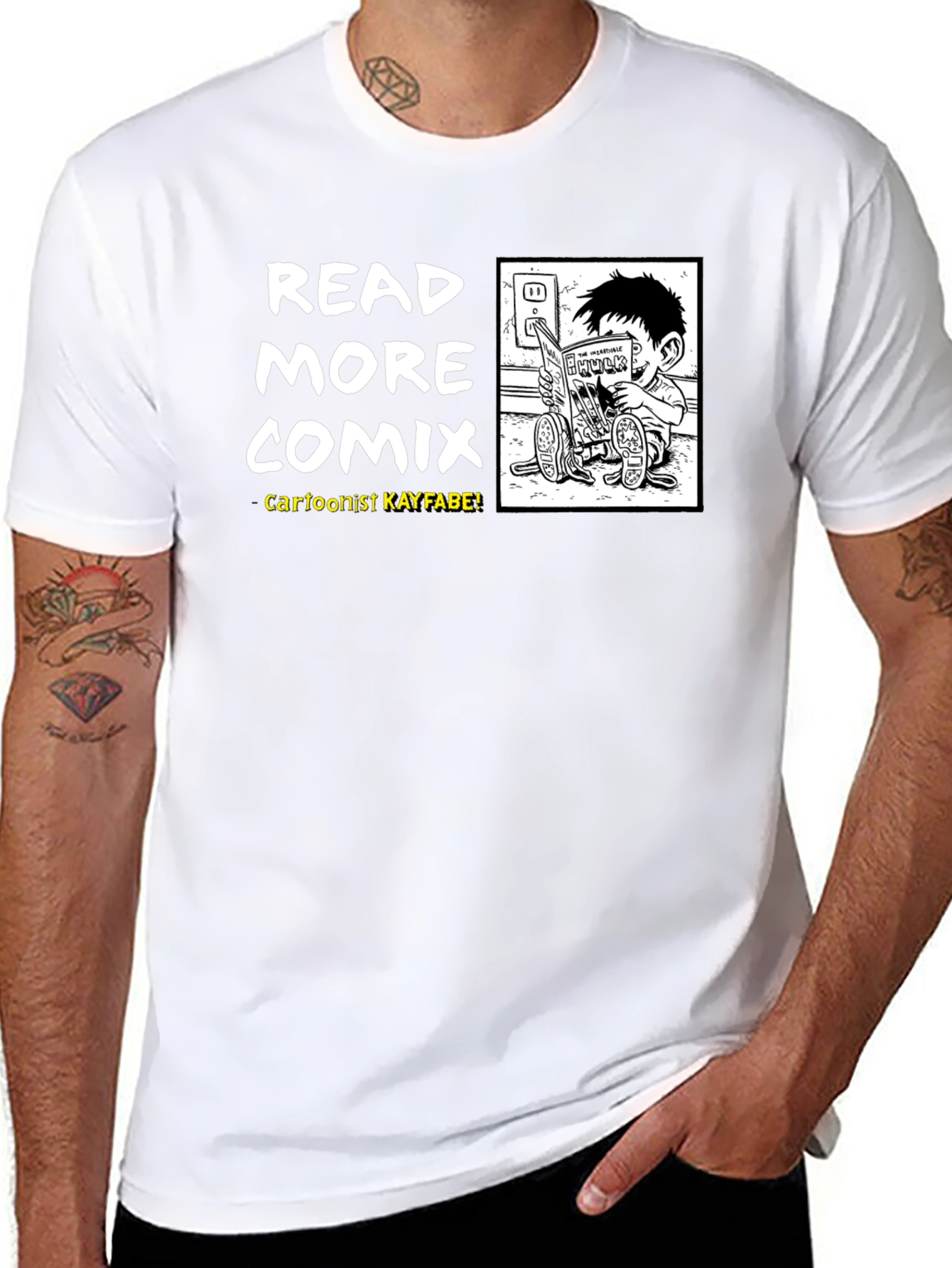 Read More Comix T-Shirt - Cartoonist Kayfabe