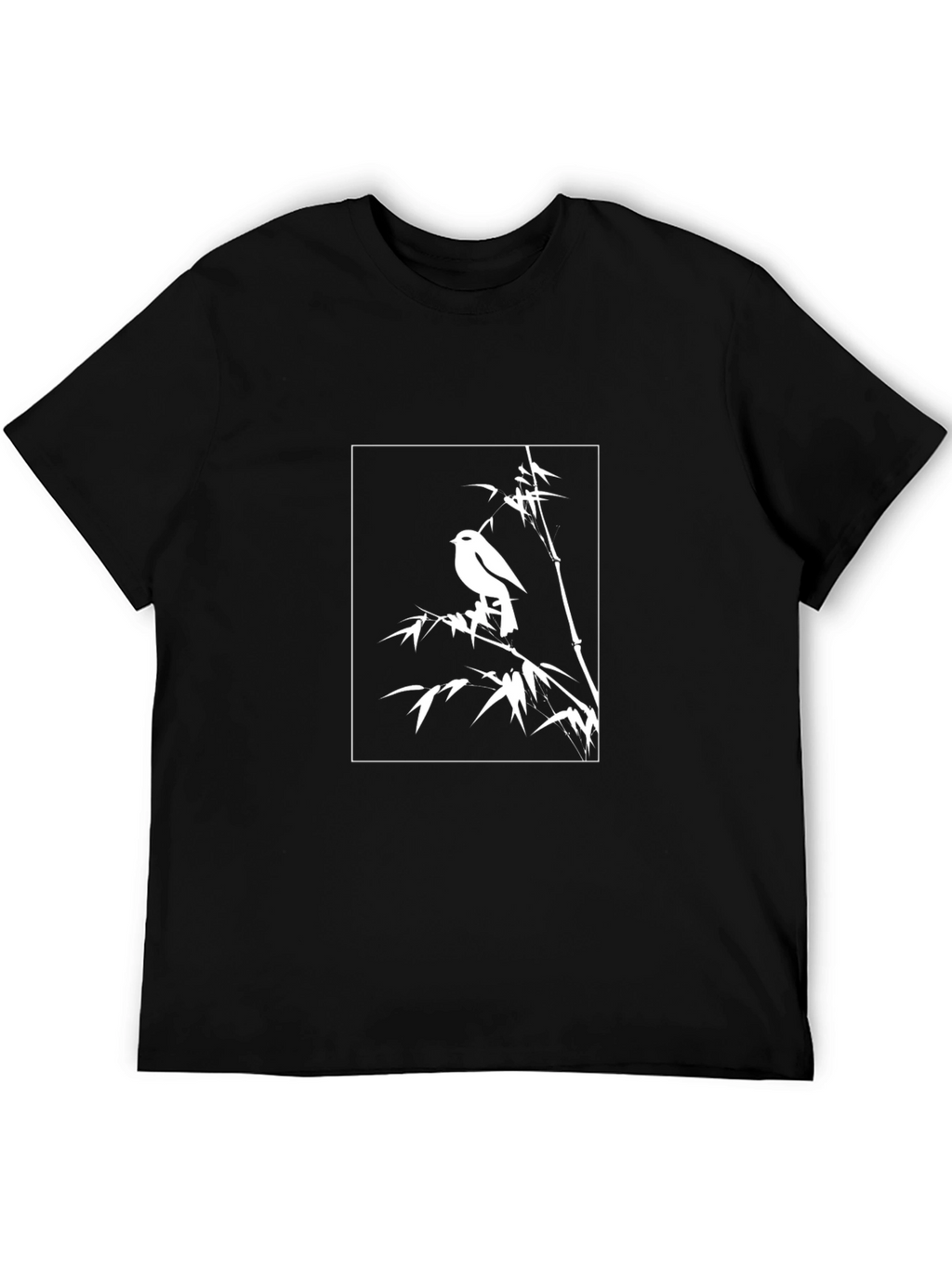 Zen Bird Bamboo T-Shirt - Stylish Graphic Tee