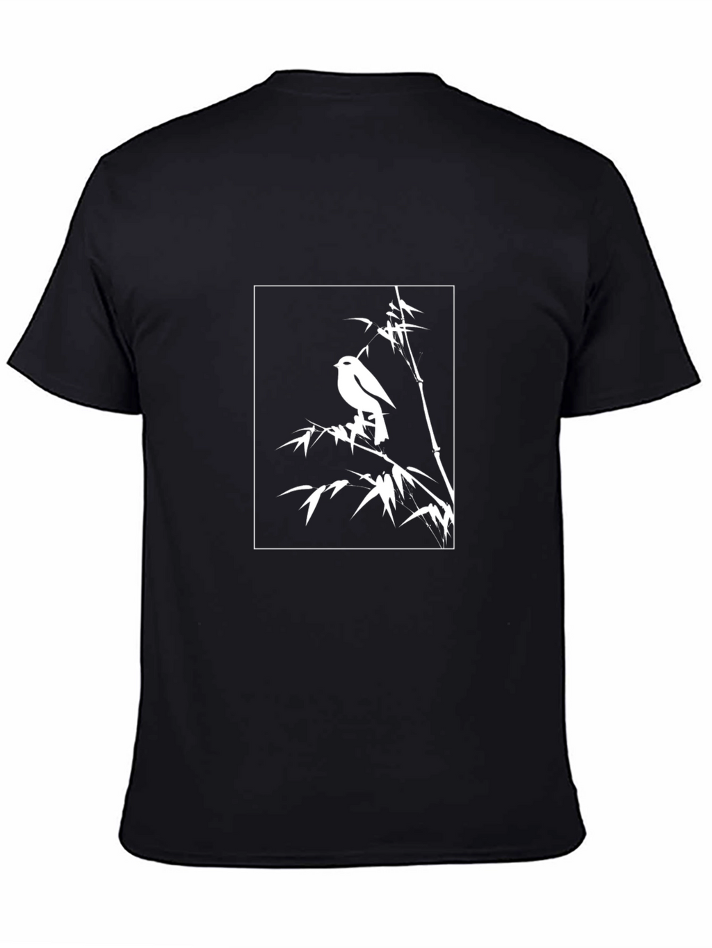 Zen Bird Bamboo T-Shirt - Stylish Graphic Tee