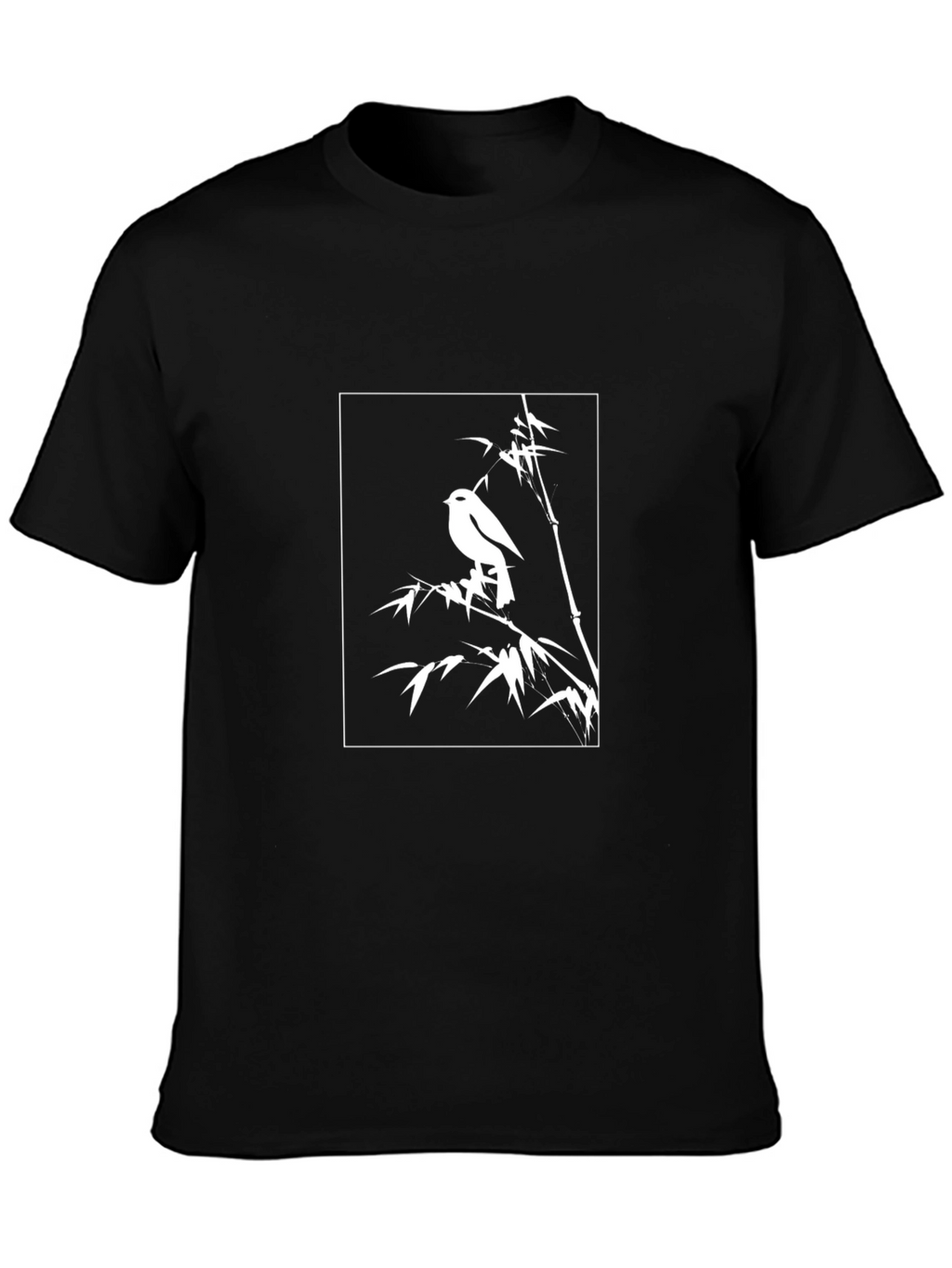 Zen Bird Bamboo T-Shirt - Stylish Graphic Tee