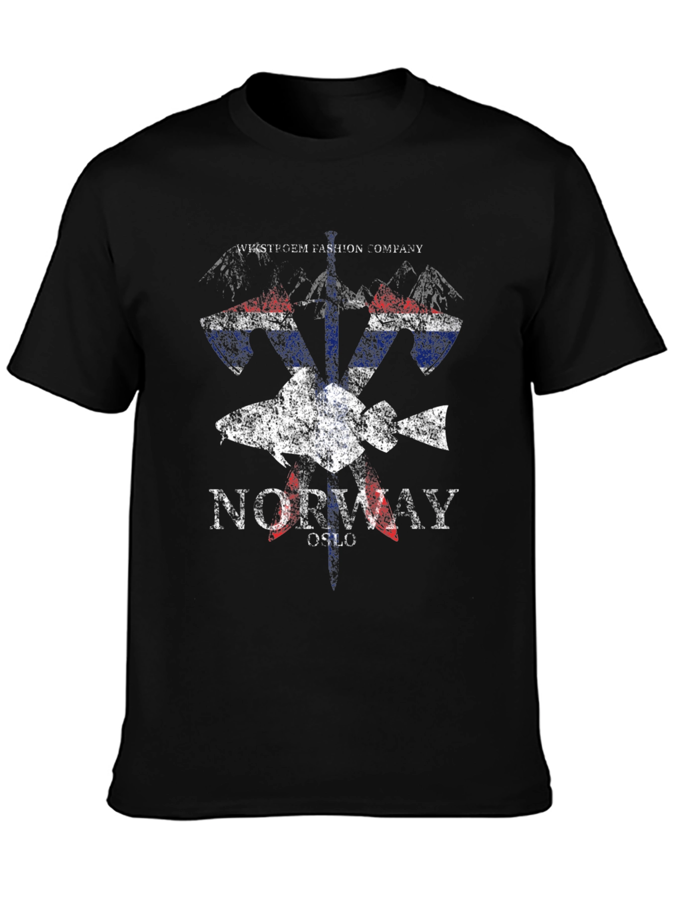 Norway Fish Flag Graphic Tee