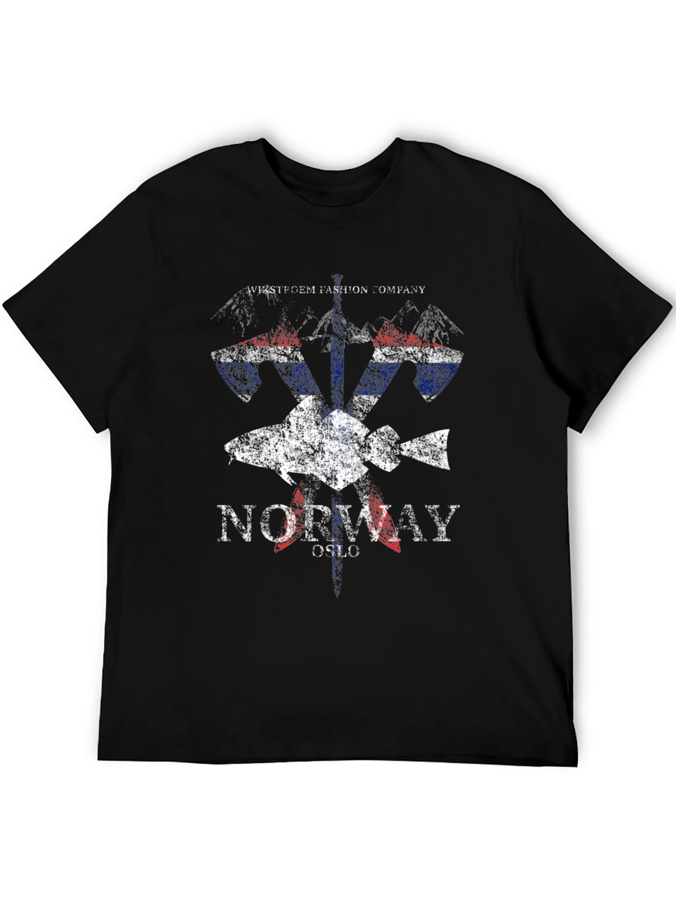 Norway Fish Flag Graphic Tee
